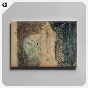 アートパネル-Still Life with statue, vase and jar - テオ ファン ドゥースブルフ Canvas.