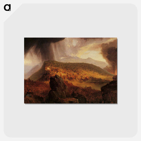 アートポストカード-Catskill Mountain House, The Four Elements - トーマス コール Postcard.