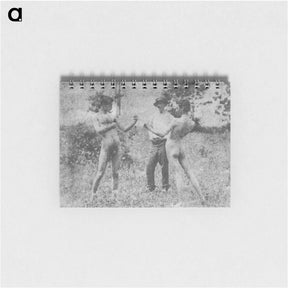 アートメモ帳-Unidentified model, Thomas Anschutz, and J. Laurie Wallace - トーマス エイキンズ Memo.