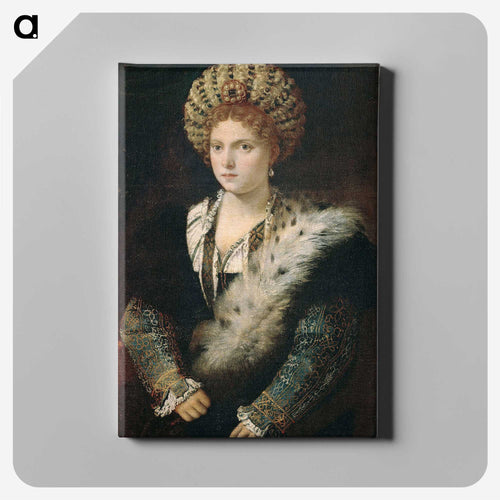 Portrait d`Isabella d`Este - ティツィアーノ ヴェチェッリオ Canvas.