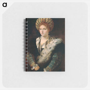 アートメモ帳-Portrait d`Isabella d`Este - ティツィアーノ ヴェチェッリオ Memo.