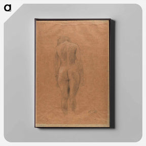 アートパネル-Standing Female Nude From the Back
 - ウィーン博物館 Canvas.
