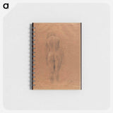 アートメモ帳-Standing Female Nude From the Back
 - ウィーン博物館 Memo.