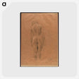 アートポストカード-Standing Female Nude From the Back
 - ウィーン博物館 Postcard.