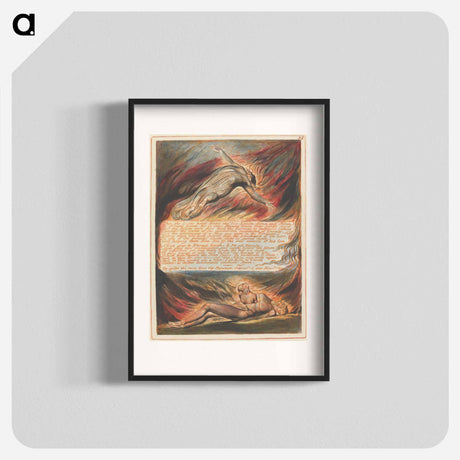 アートポスター-Jerusalem, Plate 35 - ウィリアム ブレイク Poster.