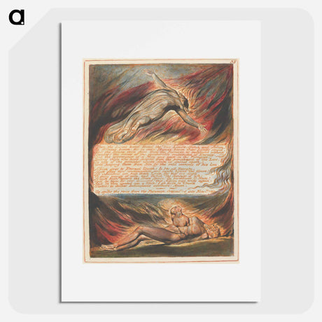 アートポスター-Jerusalem, Plate 35 - ウィリアム ブレイク Poster.