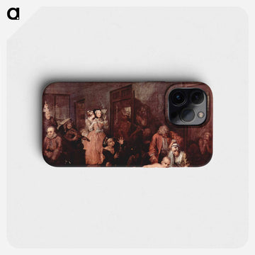 Le Libertin à Bedlam - ウィリアム ホガース Phone Case.