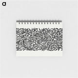 Love is Enough–Upright Border or Sidepiece with entwined Foliage and Flowers - ウィリアム モリス Memo.