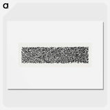 Love is Enough–Upright Border or Sidepiece with entwined Foliage and Flowers - ウィリアム モリス Poster.