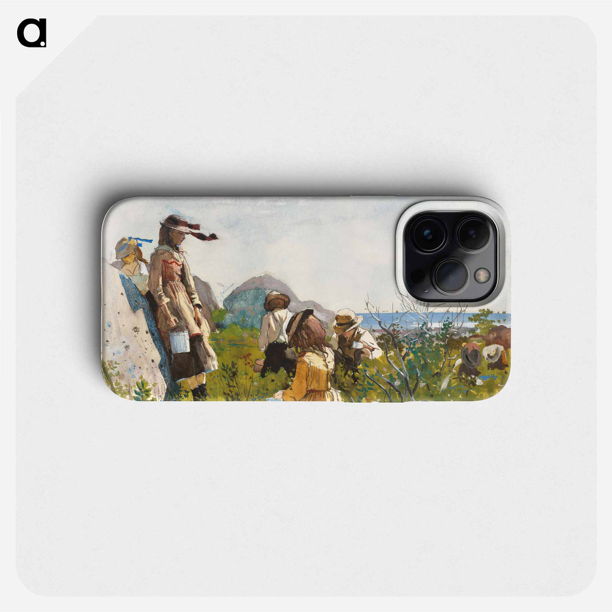 Berry Pickers - Winslow Homer Phone Case.