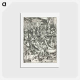 アートポストカード-The Martyrdom of Saint John - アルブレヒト デューラー Postcard.