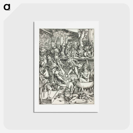 アートポストカード-The Martyrdom of Saint John - アルブレヒト デューラー Postcard.
