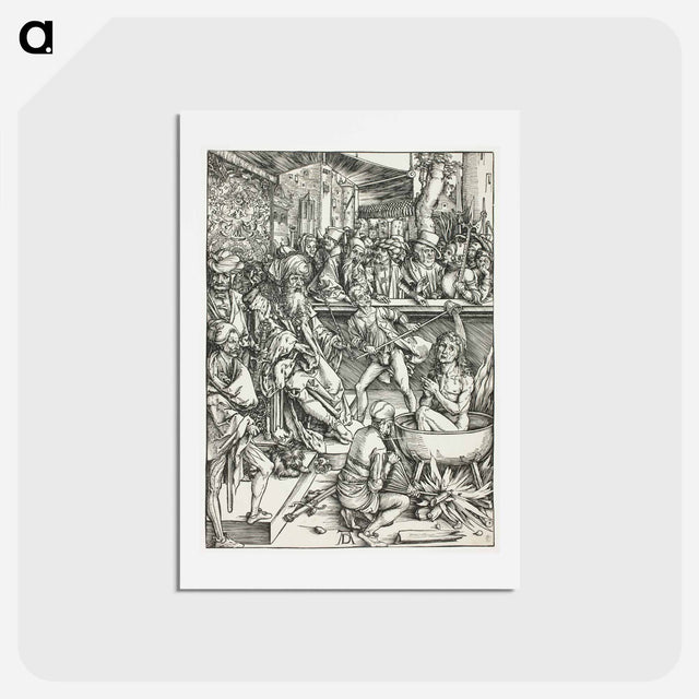 アートポストカード-The Martyrdom of Saint John - アルブレヒト デューラー Postcard.
