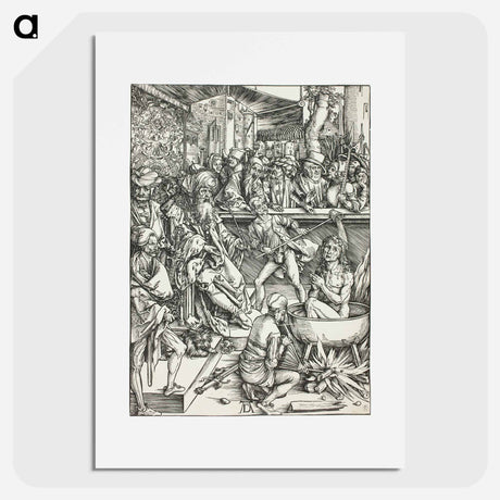アートポスター-The Martyrdom of Saint John - アルブレヒト デューラー Poster.