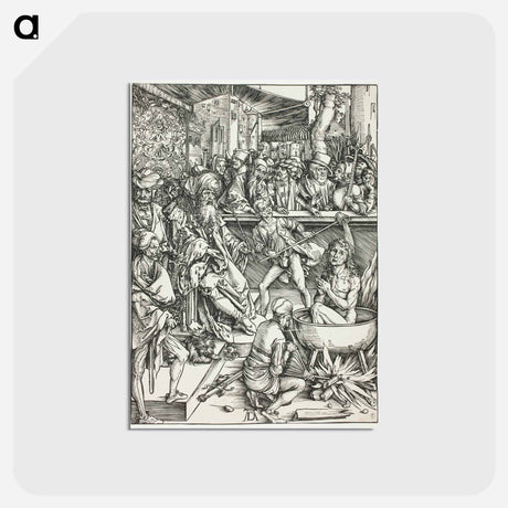 アートポストカード-The Martyrdom of Saint John - アルブレヒト デューラー Postcard.