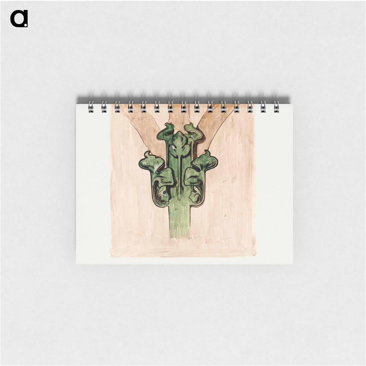Capital applied to the columns of the facade of the Fouquet boutique - アルフォンス ミュシャ Memo.