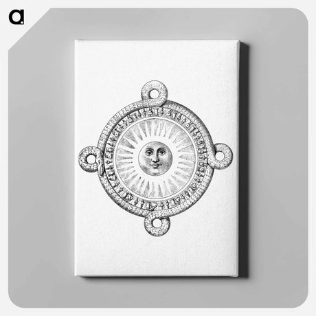 アートパネル-Sun from Ancient History Of Mexico
 - 大英図書館 Canvas.
