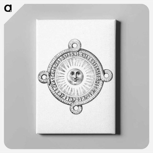 アートパネル-Sun from Ancient History Of Mexico
 - 大英図書館 Canvas.