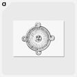 アートポストカード-Sun from Ancient History Of Mexico
 - 大英図書館 Postcard.