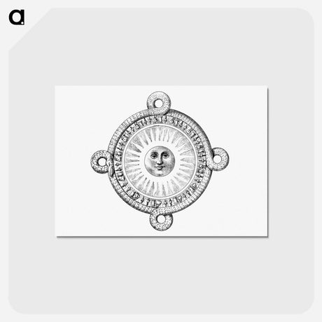 アートポストカード-Sun from Ancient History Of Mexico
 - 大英図書館 Postcard.