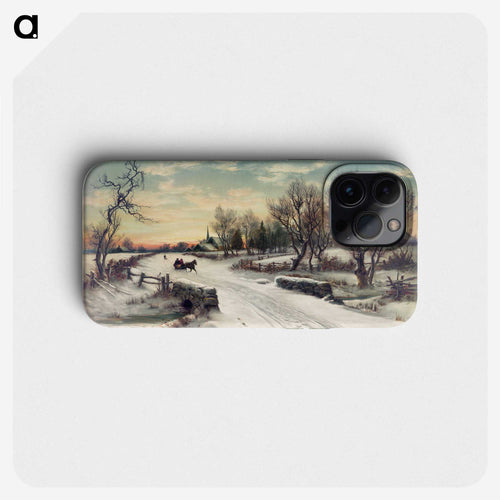 クリスマスの朝 - クリスマス Phone Case.