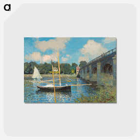 アートポストカード-The Bridge at Argenteuil - クロード モネ Postcard.
