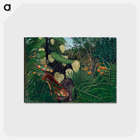 アートポストカード-Fight Between Tiger and Buffalo
 - クリーブランド美術館 Postcard.
