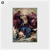 Coronation of the Virgin - ディエゴ ベラスケス Postcard.