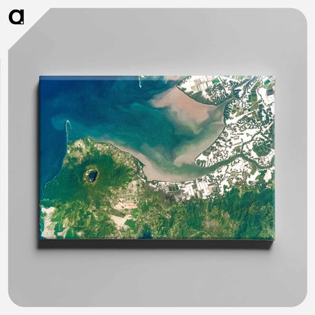 アートパネル-Cosiguina Volcano, Nicaragua
 - 上空からの地球 Canvas.