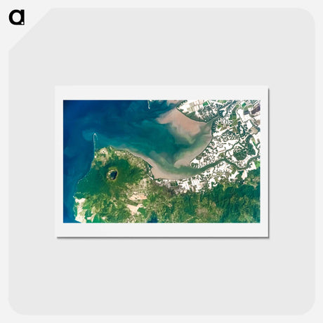 アートポストカード-Cosiguina Volcano, Nicaragua
 - 上空からの地球 Postcard.