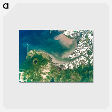 アートポストカード-Cosiguina Volcano, Nicaragua
 - 上空からの地球 Postcard.