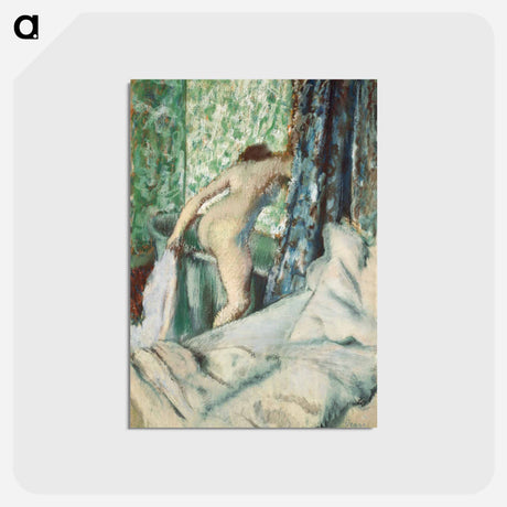 アートポストカード-The Morning Bath - エドガー ドガ Postcard.