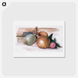 アートポストカード-Still-Life - Study of Onions - エドワード バーン ジョーンズ Postcard.