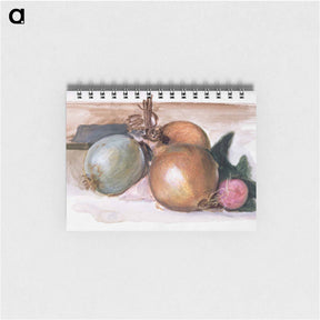 アートメモ帳-Still-Life - Study of Onions - エドワード バーン ジョーンズ Memo.