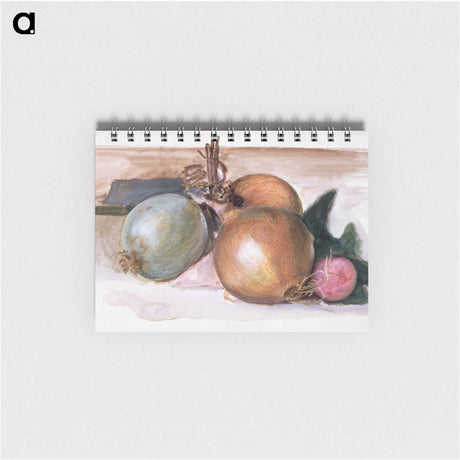 アートメモ帳-Still-Life - Study of Onions - エドワード バーン ジョーンズ Memo.