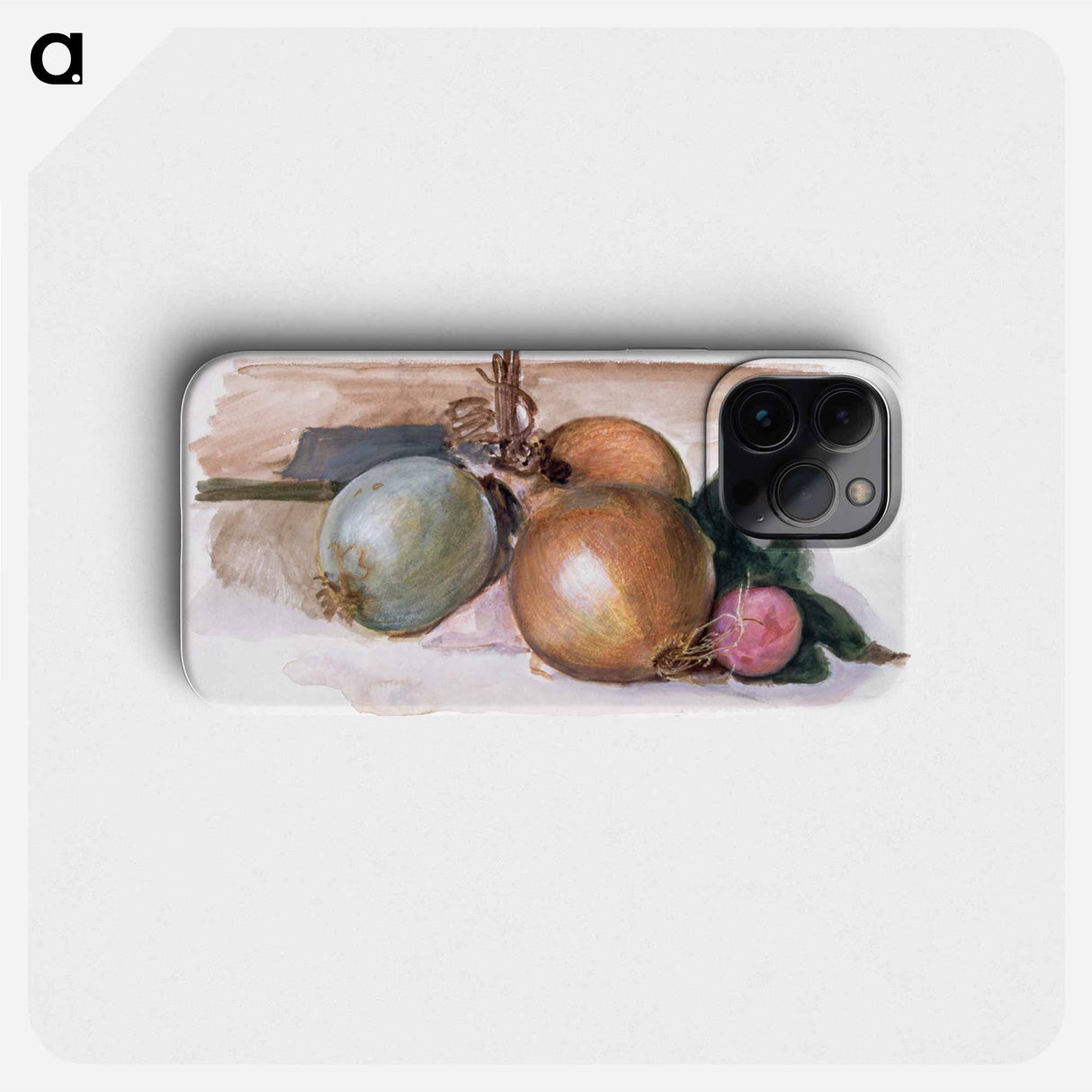 Still-Life - Study of Onions - エドワード バーン ジョーンズ Phone Case.