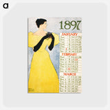 アートポストカード-Calendar 1897 - エドワード ペンフィールド Postcard.