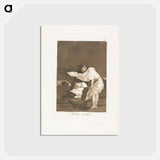 アートポストカード-A Bad Night - フランシスコ デ ゴヤ Postcard.