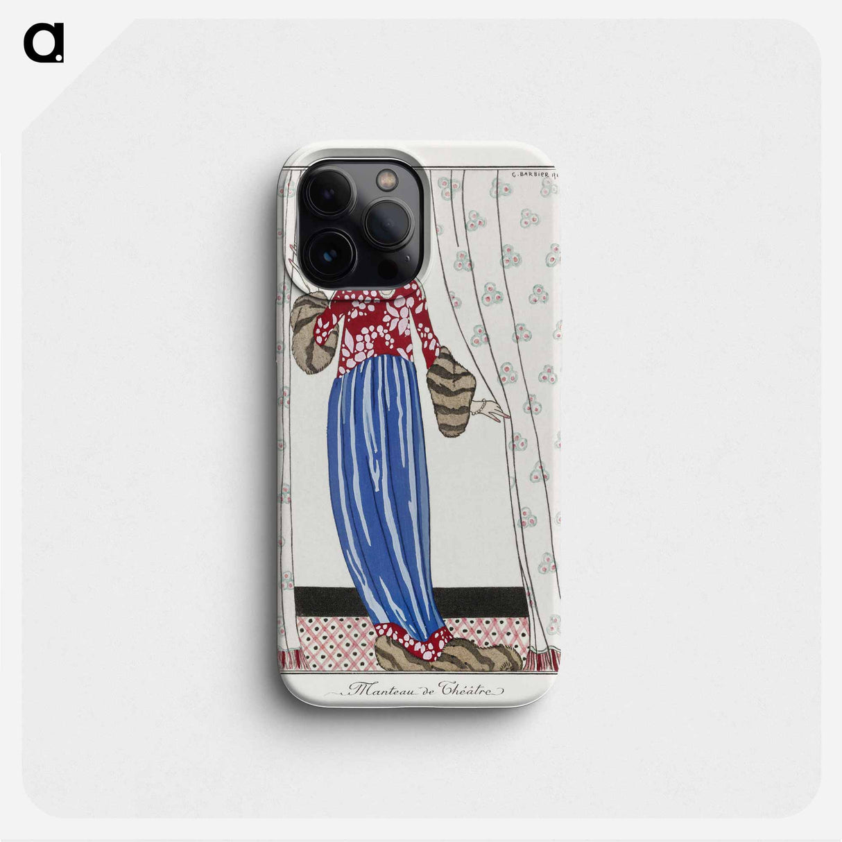 Costumes Parisiens, No. 71: Manteau de Théâtre - ジョルジュ バルビエ Phone Case.