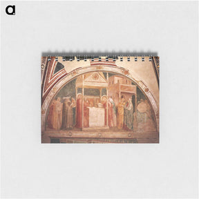 アートメモ帳-Annunciation to Zacharias - ジョット ディ ボンドーネ Memo.