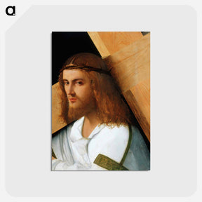 アートポストカード-Christ Carrying the Cross - ジョヴァンニ ベッリーニ Postcard.