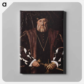 アートパネル-Portrait of Charles de Solier - ハンス ホルバイン Canvas.