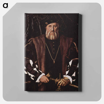 Portrait of Charles de Solier - ハンス ホルバイン Canvas.