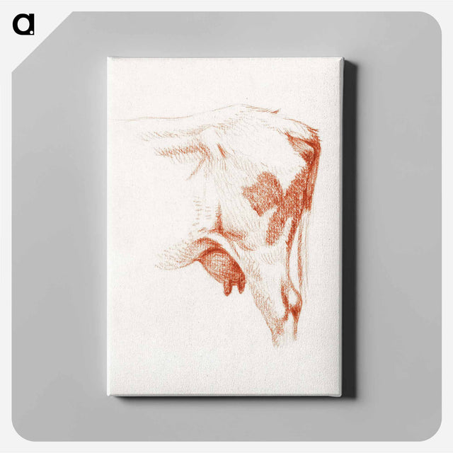 アートパネル-Back legs of a cow - ジャン ベルナール Canvas.