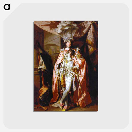 アートポストカード-Charles Coote, 1st Earl of Bellamont - ジョシュア レノルズ Postcard.