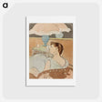 アートポストカード-The Lamp - メアリー カサット Postcard.