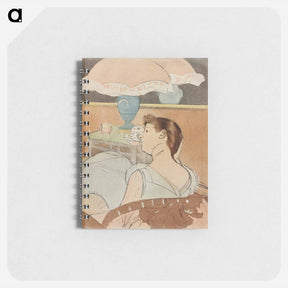 アートメモ帳-The Lamp - メアリー カサット Memo.