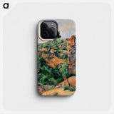 Bibémus Quarry - Paul Cézanne Phone Case.