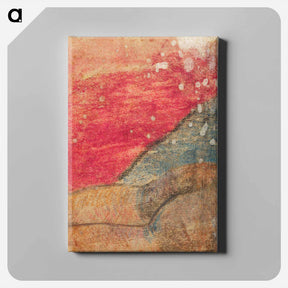 アートパネル-Reclining Tahitian - ポール ゴーギャン Canvas.