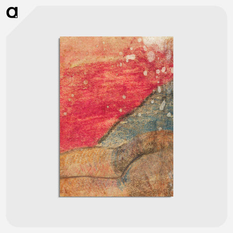 アートポストカード-Reclining Tahitian - ポール ゴーギャン Postcard.